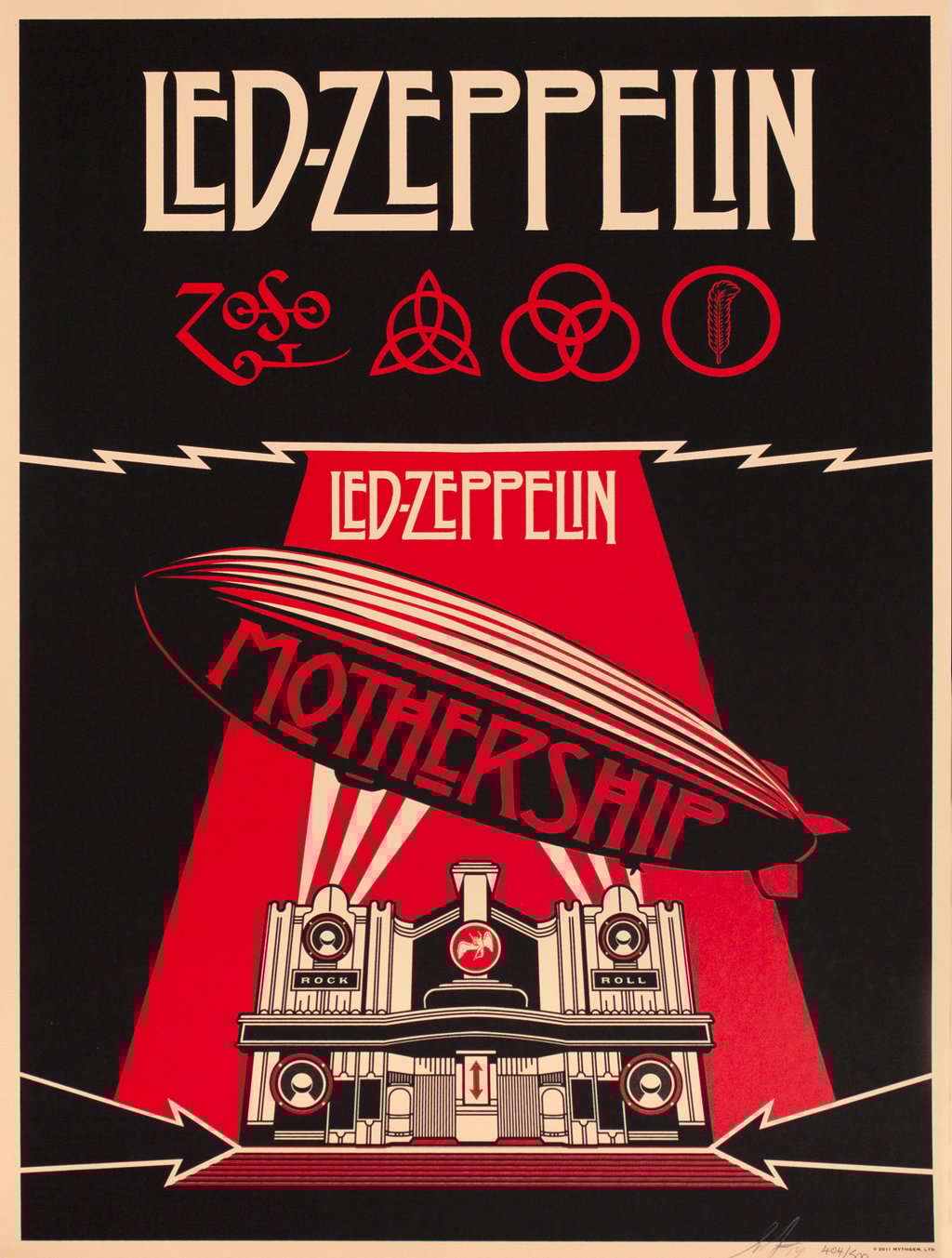 Led Zeppelin Mothership by Shepard Fairey | Mayberry Fine Art