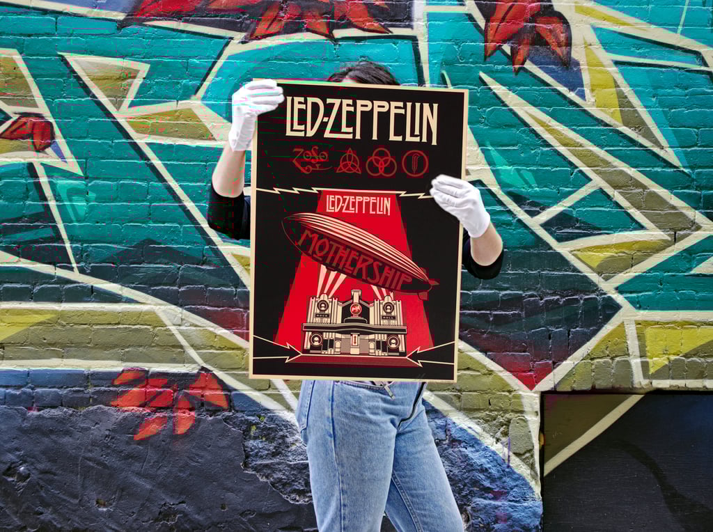 Led Zeppelin Mothership by Shepard Fairey | Mayberry Fine Art