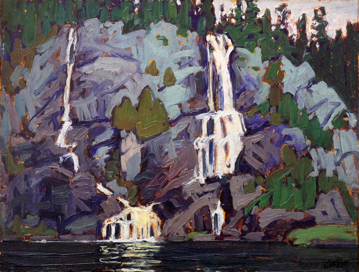 Waterfall, Agawa Canyon by Lawren Harris | Mayberry Fine Art