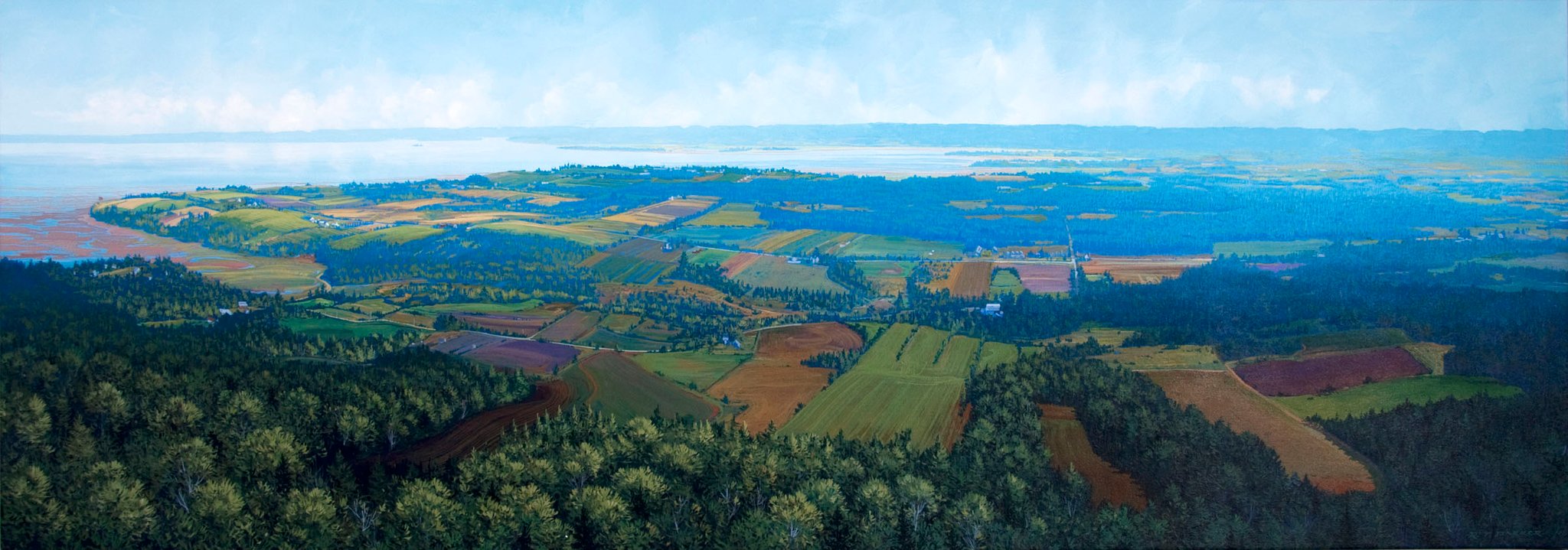 Annapolis Valley and Minas Basin by Randolph Parker